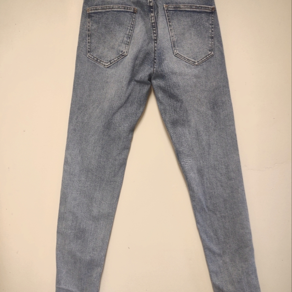 Zara Men's Medium Wash Skinny Jeans Size 30 - Picture 2 of 10